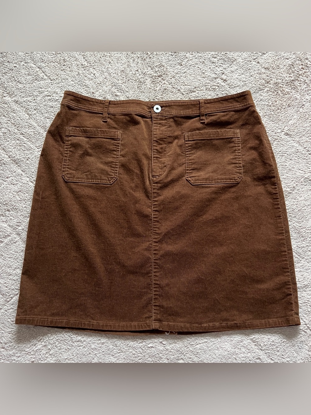 J. Jill Corduroy A-Line Skirt Preppy Minimalist Cottage Whimsical Rodeo Sz 16/18